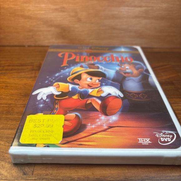 Disney Pinocchio Limited Issue DVD 1999 Gold Collections Classics - Picture 5 of 7